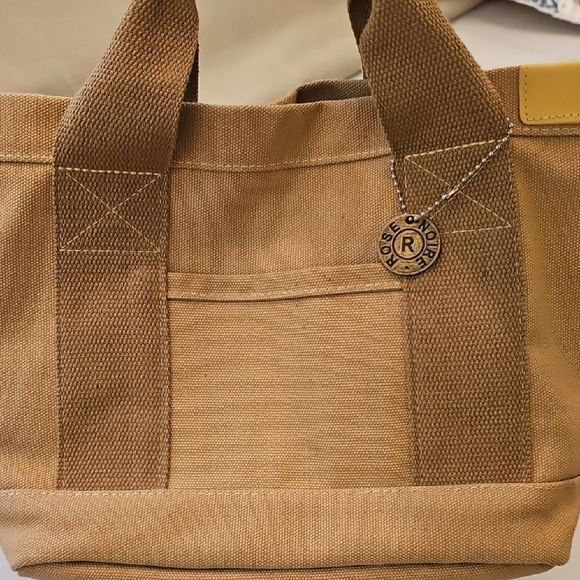 Handbags - Rose Noire Canvas Tote Bag